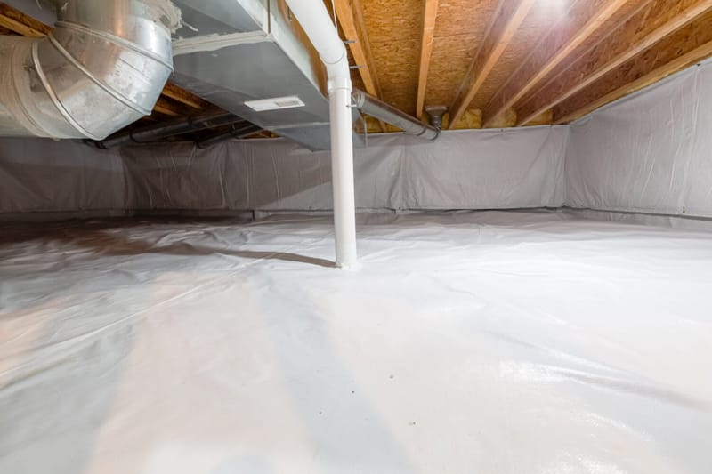 New encapsulated crawl space